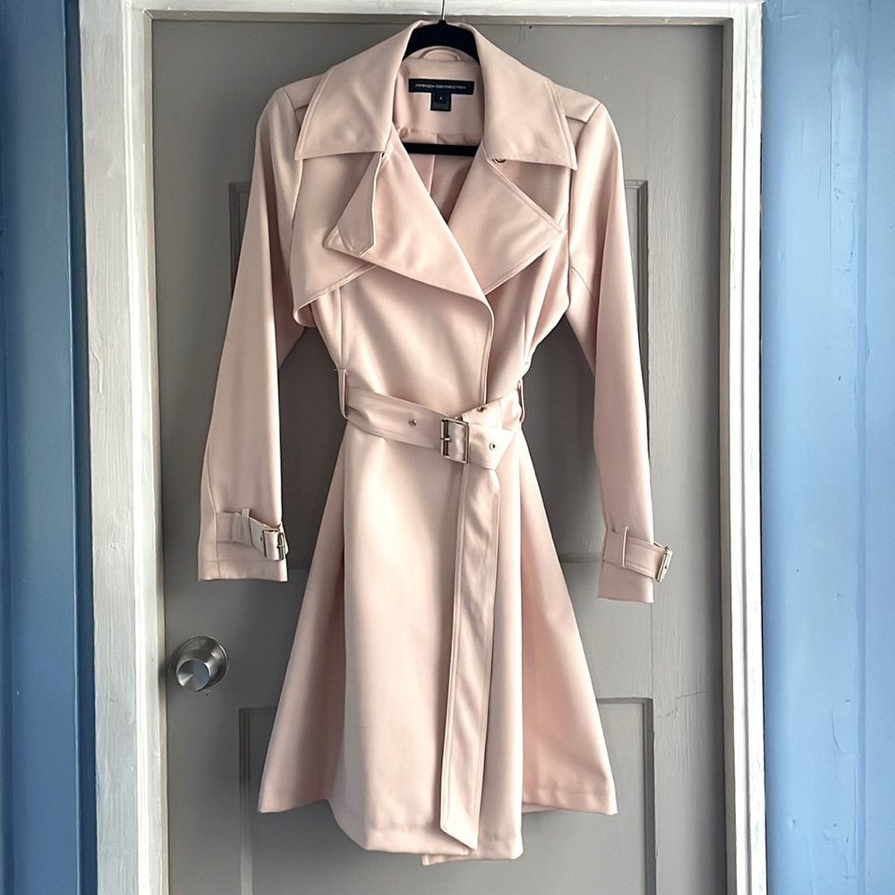 Pink and Gold Trench Coat